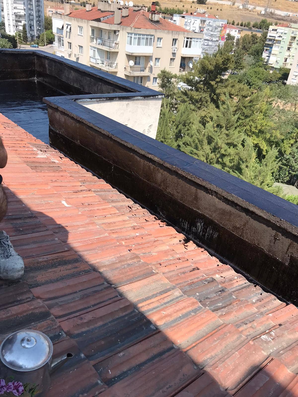 Çatı parapet duvarı su yalıtımı