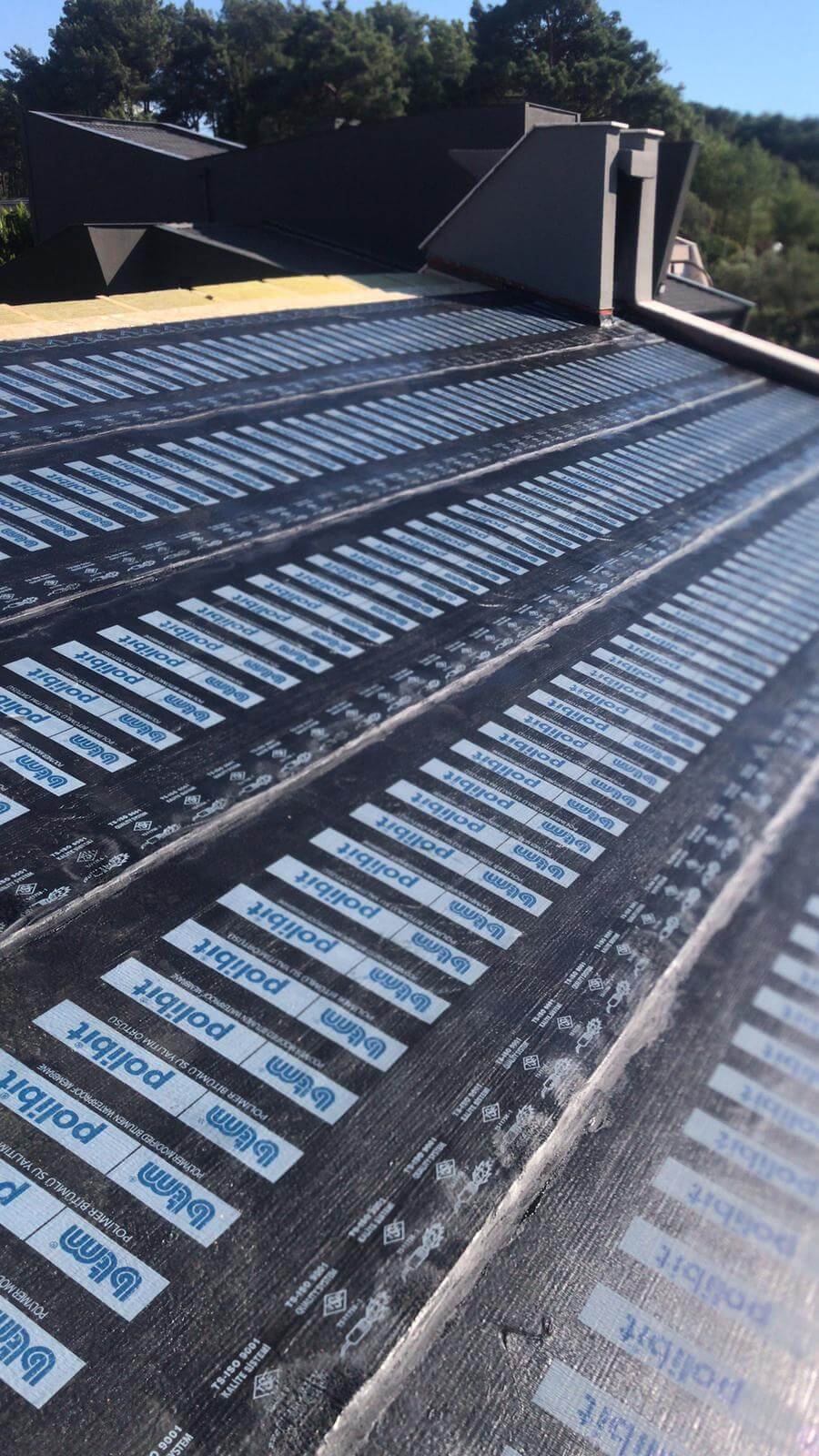 Polimer bitümlü su yalıtım membranı uygulaması detayı